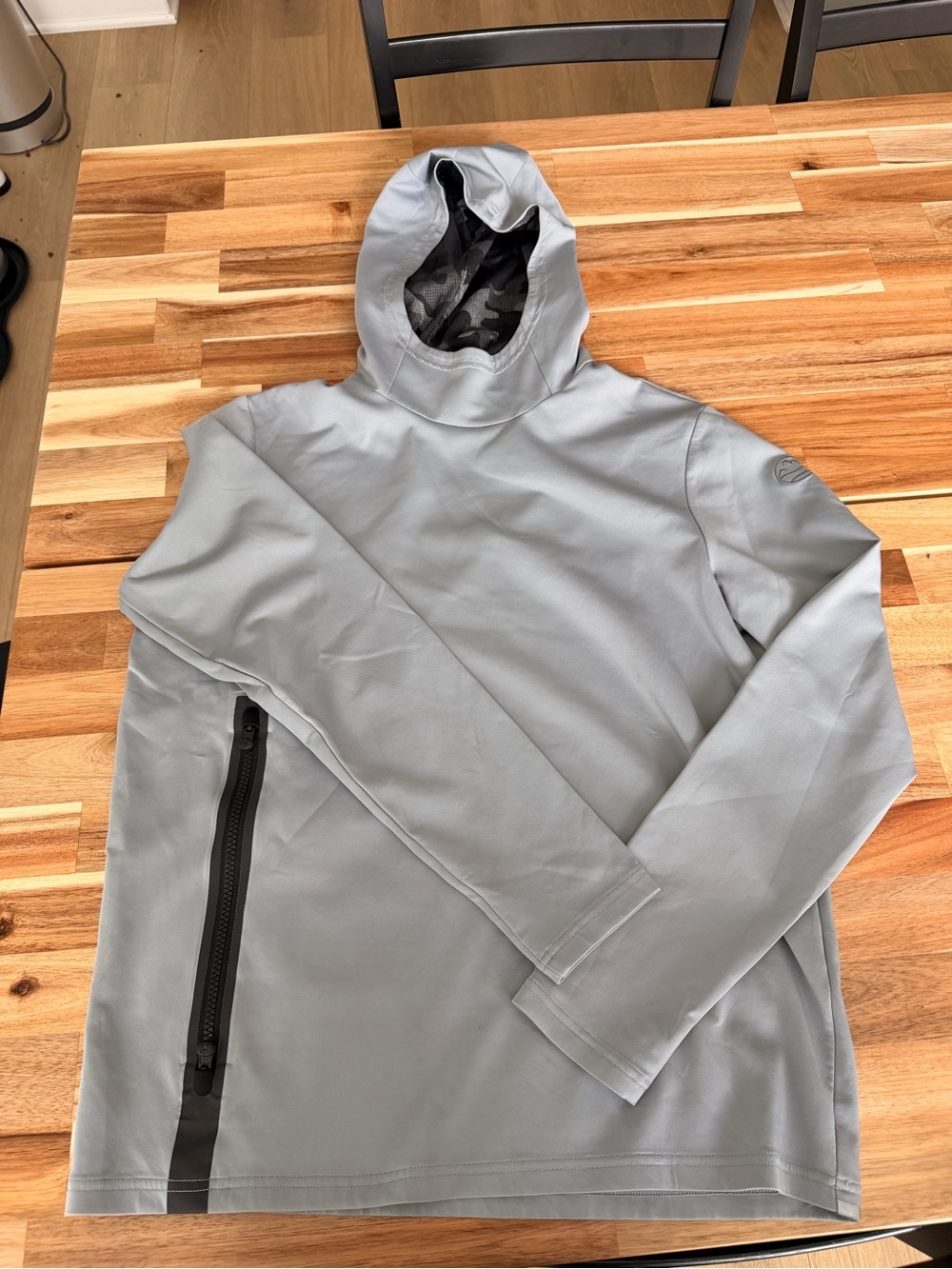 Greyson Light Gray Sequoia Performance Hoodie